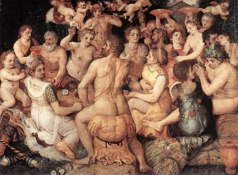 FLORIS, Frans Banquet of the Gods dfg oil painting image